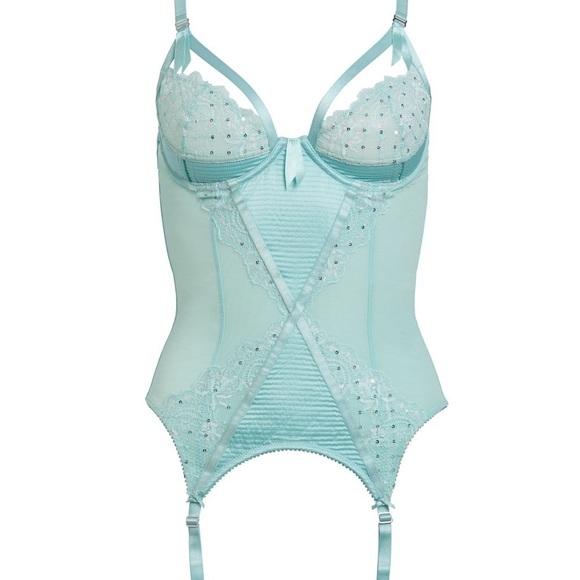 Dita Von Teese Other - Dita Von Teese Merry Widdow & Panty Set in Powder Blue 🩵